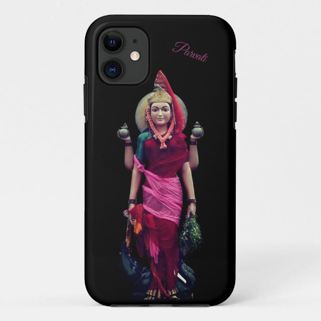 Hindu Goddess Phone Case mit/ohne Namen oder Initi (Rückseite)