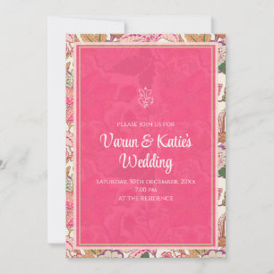 Hindu Hochzeit Einladung & indische Hochzeitseinla