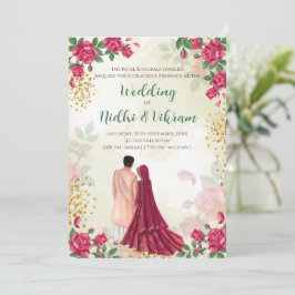 Hindu-Hochzeitkarten & indische Einladungen