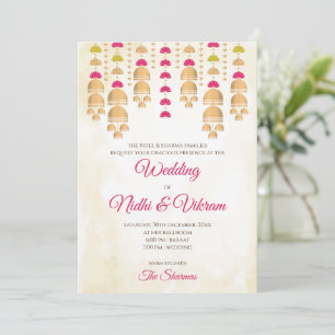 Hindu-Hochzeitseinladungen & Hindu-Hochzeitskarten Einladung