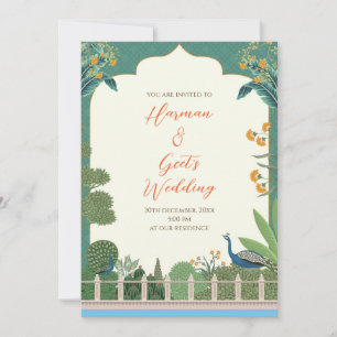 Hindu Hochzeitseinladungskarte Digitale indische H Einladung