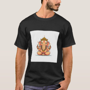 Hindu Indian Animal Ganesha God Hinduism Elephant T-Shirt