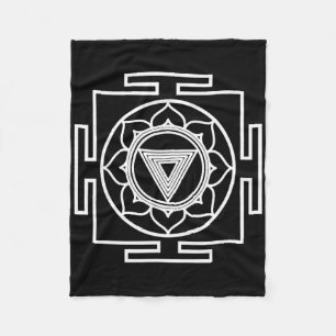 Hindu Kali Yantra Symbol Hinduismus Yoga Östliche Fleecedecke