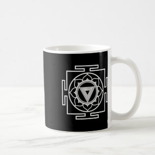 Hindu Kali Yantra Symbol Hinduismus Yoga Östliche Kaffeetasse