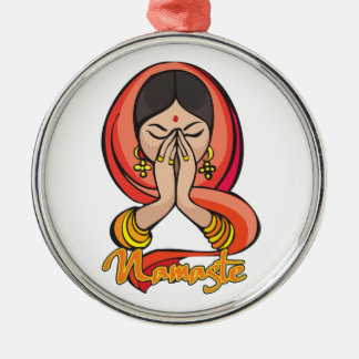 Hindu Namaste Ornament Aus Metall