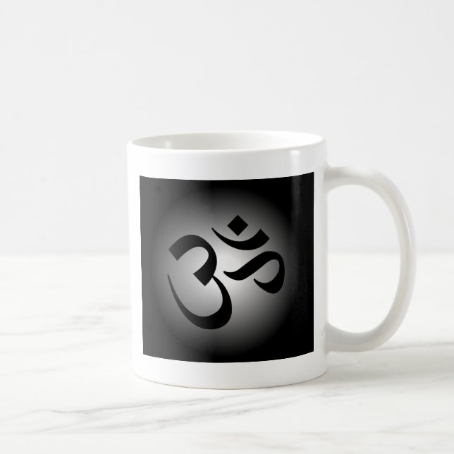 Hindu OM - Meditations-Symbol Tasse (Rechts)