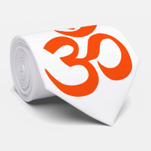Hindu Om Symbol Krawatte