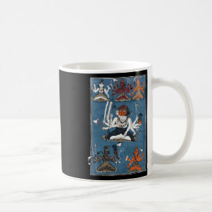 Hindu Shiva Yoga Meditation Mandala Kaffeetasse