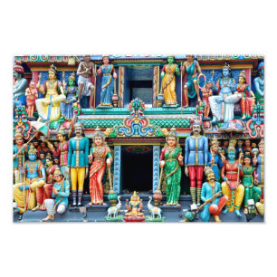 Hindu-Tempel Singapur Fotodruck