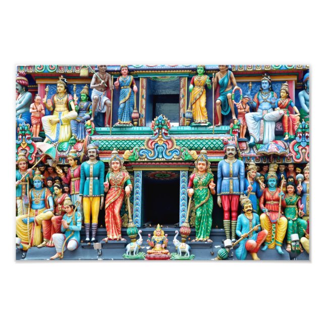 Hindu Temple Singapore Fotodruck (Vorne)