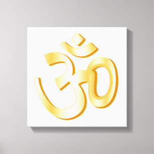 Hinduism Om Symbol Canvas Art Leinwanddruck