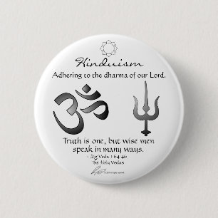 Hinduismus - Durchgangs-Knopf Button