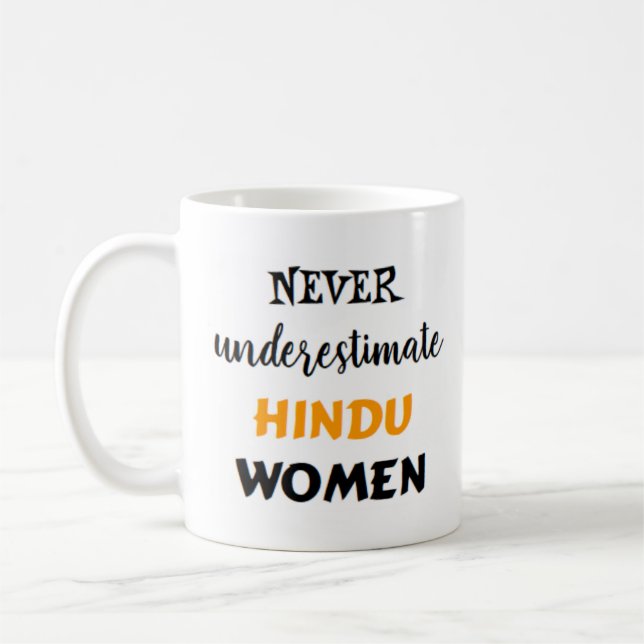 hinduistische Frauen Kaffeetasse (Links)