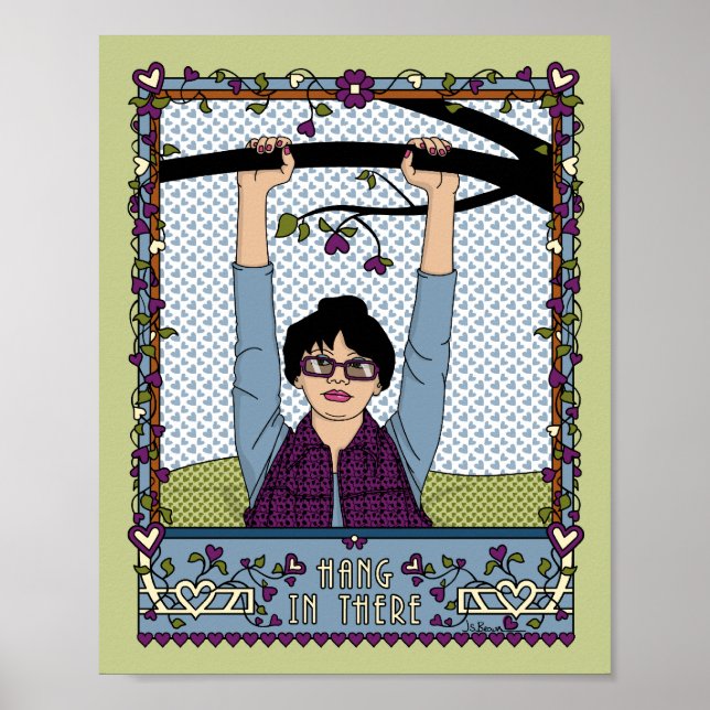 Hineinhängen_A_8x10-Poster Poster (Vorne)