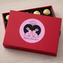 Hineinhüpfen in die Liebe - Süße Valentinstag-Hase