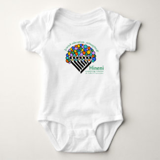 Hineni Learning Center Babys Babysuit - Weiß Baby Strampler