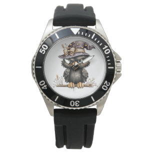 Hing einfach herum, mysteriös, schelmisch. armbanduhr