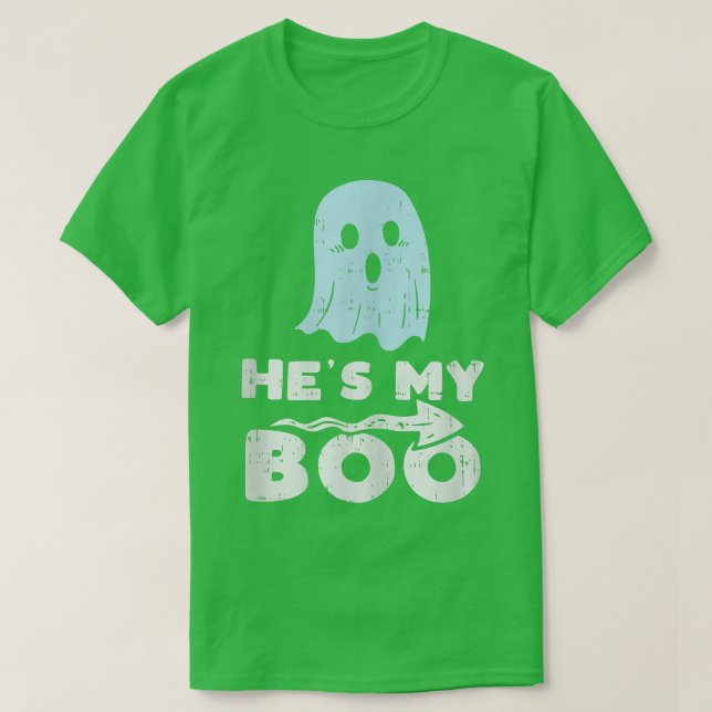 Hing mein Boo Niedlich Matching Couple Halloween-K T-Shirt (Design vorne)