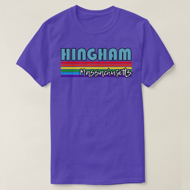 Hingham Massachusetts Pride Hingham LGBT Geschenk  T-Shirt (Design vorne)