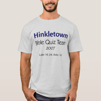 Hinkletown Bibel-Quiz-Team, 2007 T-Shirt