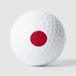 Hinomaru Rising Sun Japan-Flagge Golfball