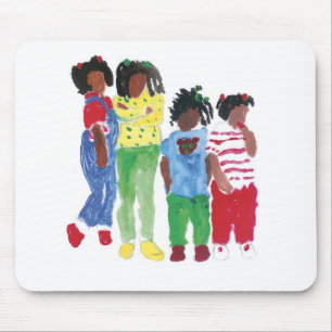 "Hinter am Tag" Mausunterlage Mousepad