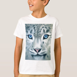 Hinter blauen Augen - Schneeleopard T-Shirt