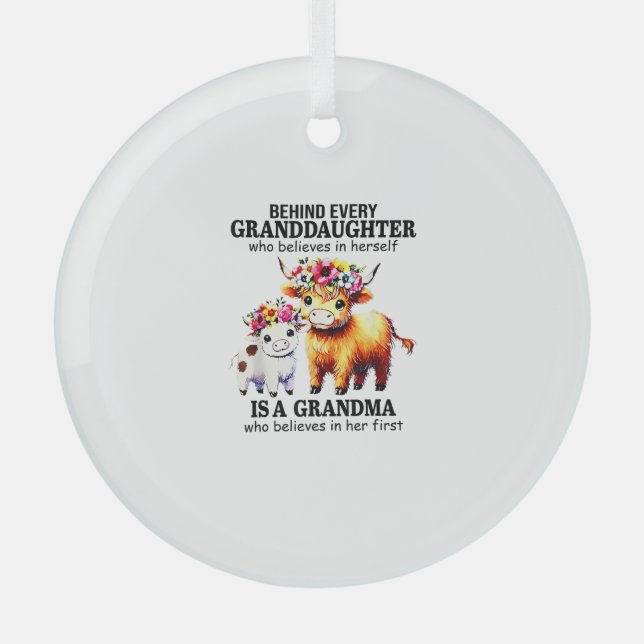 Hinter dem Rad Ornament Aus Glas (Vorderseite)