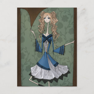 Hinter dem Rahmen Postkarte