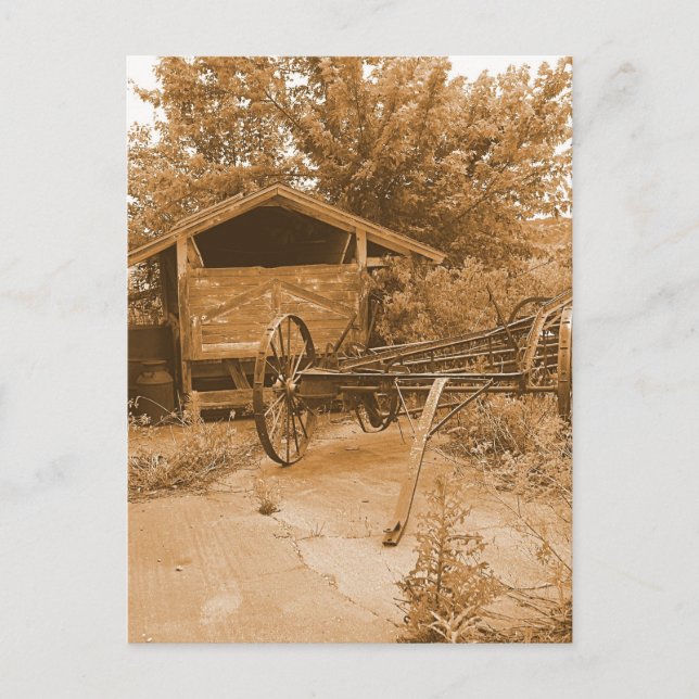 Hinter dem Stall Postkarte (Vorderseite)