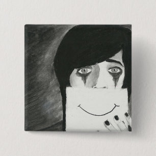 Hinter der Maske Button