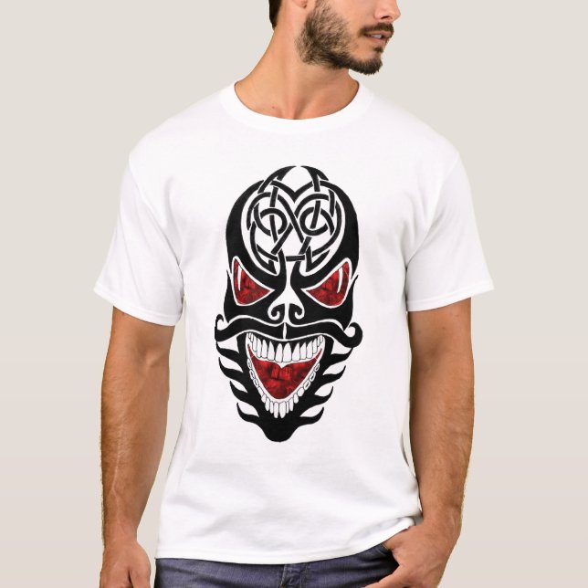 Hinter der Maske T-Shirt (Vorderseite)