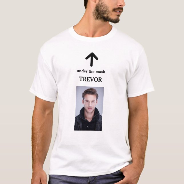 Hinter der Maske - T - Shirt (Vorderseite)