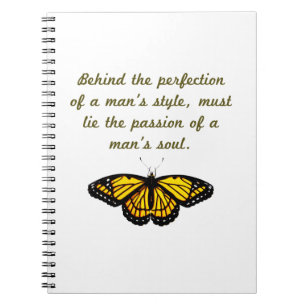 Hinter der Perfektion Notizblock