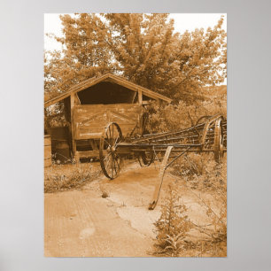 Hinter der Scheune Poster