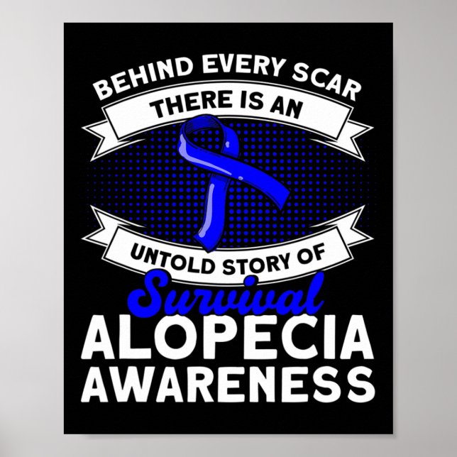 Hinter jedem Auto unerzählte Story Support Alopeci Poster (Vorne)