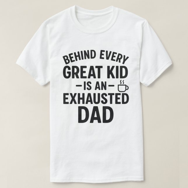 Hinter jedem großen Kind steht ein ausgebeuteter V T-Shirt (Design vorne)