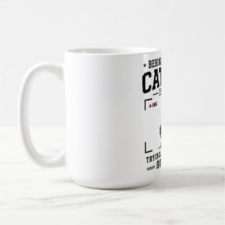 Hinter jedem guten Fänger steht eine Mutter, die v Kaffeetasse