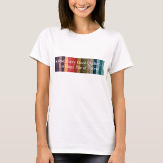 Hinter jedem guten quilter T-Shirt