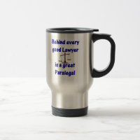 Hinter jedem Rechtsanwalt - Rechtsassistent-Tasse