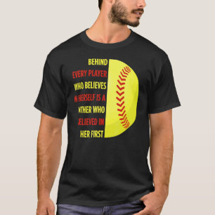 Hinter jedem Spieler steht ein Vater, ein Softball T-Shirt