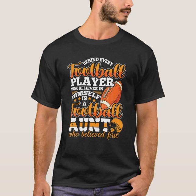 Hinter jeder Fußballtante Frauen T-Shirt (Vorderseite)