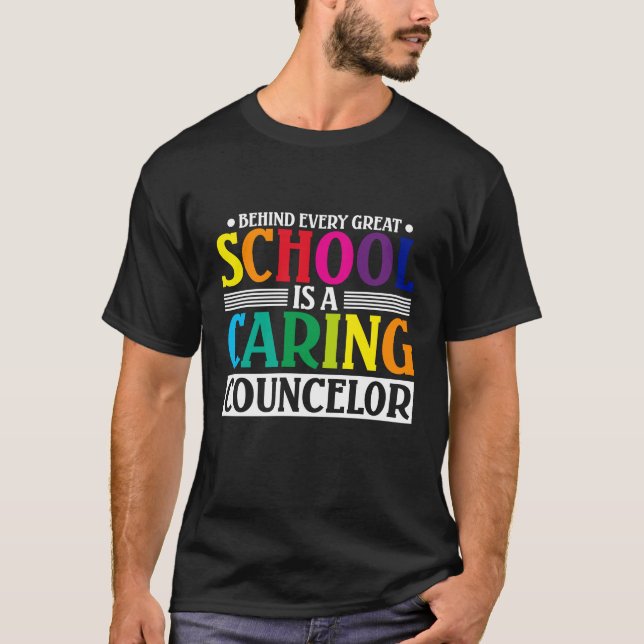 Hinter jeder großen Schule steht ein Gekümmert Ber T-Shirt (Vorderseite)