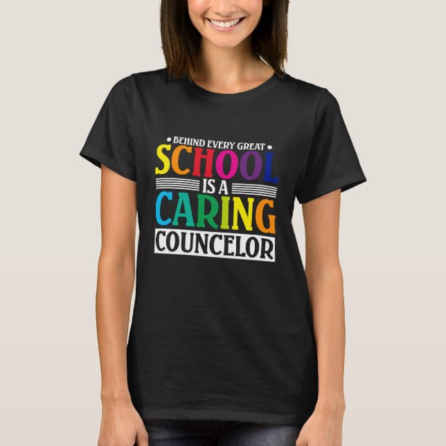 Hinter jeder großen Schule steht ein Gekümmert Ber T-Shirt (Vorderseite)