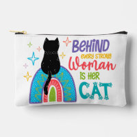Hinter jeder starken Frau steht ihre Katze