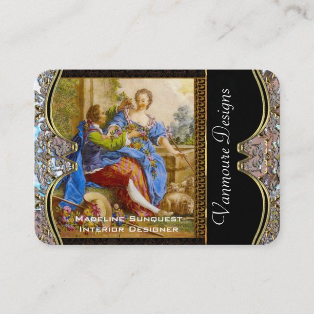 Hinter Reflexions-elegantem beruflichem Visitenkarte (Vorderseite)