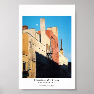 Hinteralleenmoonschine Poster