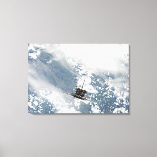 Hintere Ansicht der drei HauptMotoren Leinwanddruck