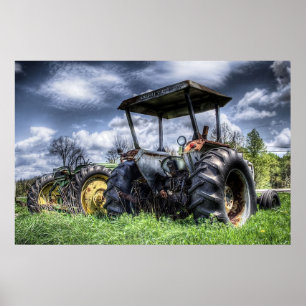 hintere Ansicht Poster