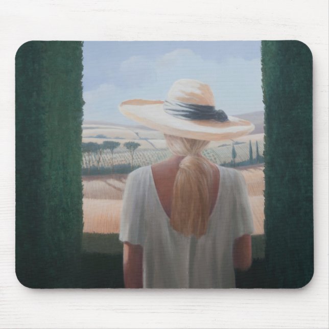Hintere Ansicht Toskana 2012 des Mädchens Mousepad (Vorne)